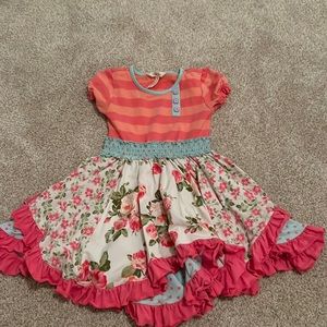 Matilda Jane ruffle dress with leggings